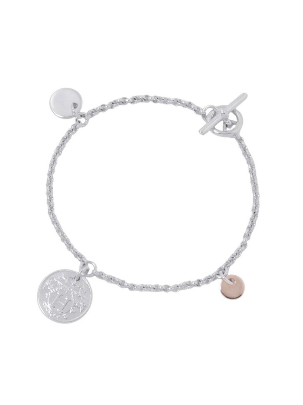 Hermes Bracelet Exlibris PM 18k Pink Gold